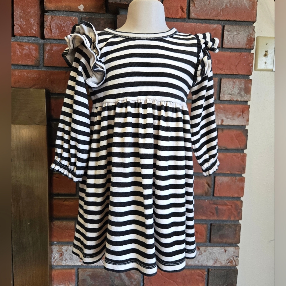 KQ Stripe Dress 2T